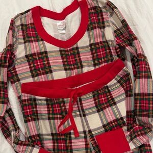 Hanna Andersson Red Plaid Women’s  Pajama Set